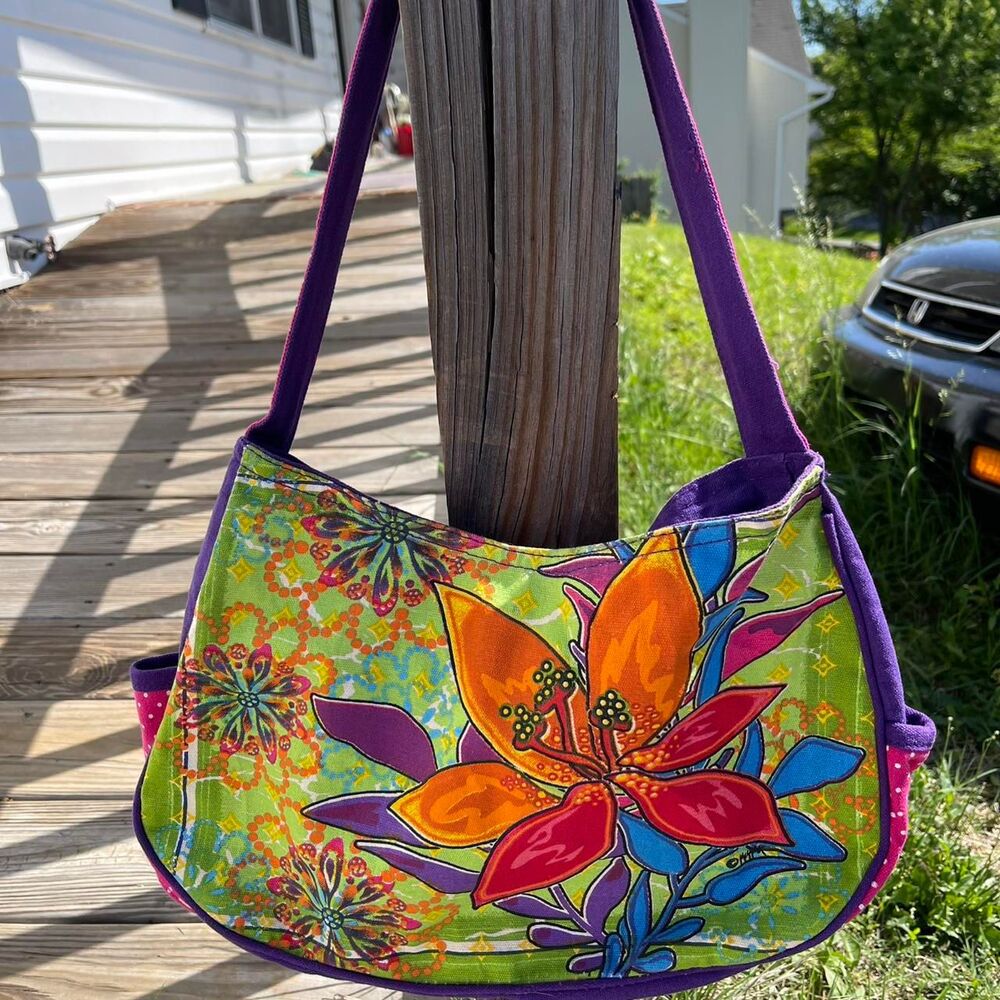 Bright Floral Shoulder Bag